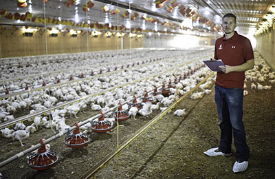 Wounded warrior and former Army Ranger Bobby Woods now runs a successful chicken farm in Georgia.